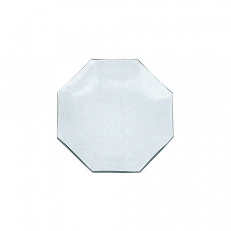 Farfurie din sticla de forma octogonala, 14 cm