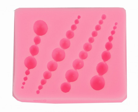 Forma de turnat din silicon DIY - sirag mixt, 7.4 x 6.2 x 1.1 cm