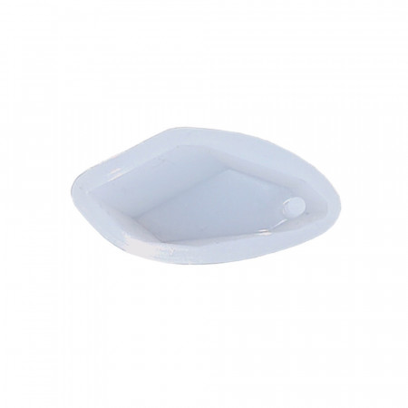 Forma profesionala de turnat din silicon transparent - diamant, 4 x 2 cm