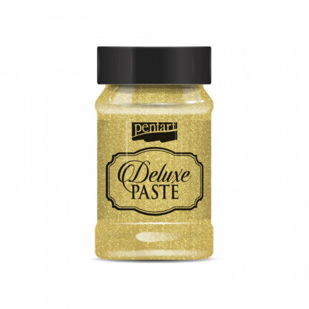 Pasta cremoasa Deluxe pe baza de apa Pentart, 100 ml - Auriu