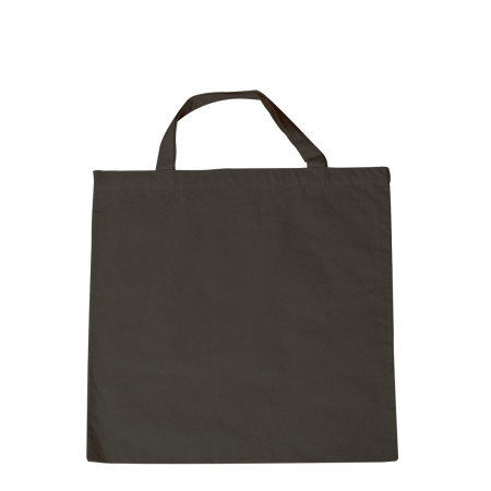 Sacosa bumbac pentru cumparaturi - negru, 38 x 42 cm