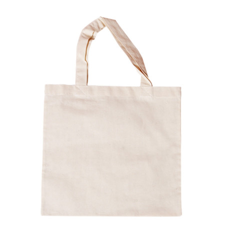 Sacosa din bumbac pentru cumparaturi - natur, 29 x 29 cm