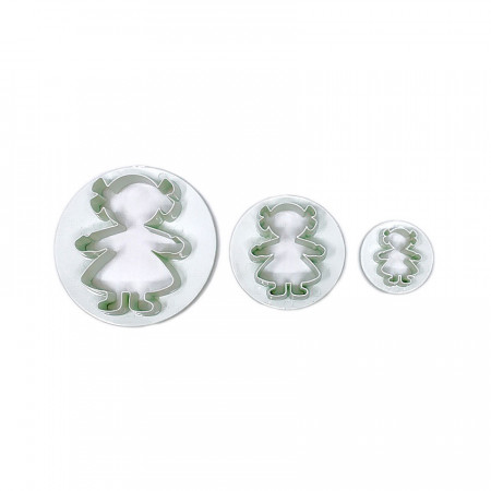 Set 3 forme de modelaj si decupare DIY - fetite