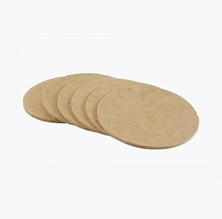 Set 6 suporturi pentru pahar din MDF - rotund, 9 cm