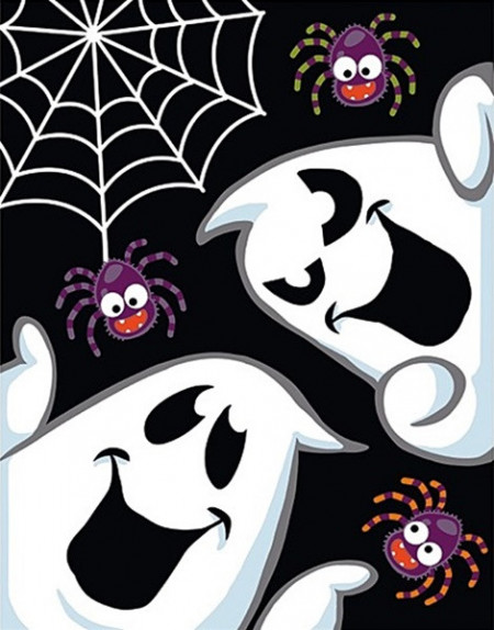Sticker geam, motive de Halloween - stafii, 30 x42 cm