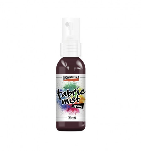 Vopsea spray pentru textile Pentart - 50 ml - Rosu de vin