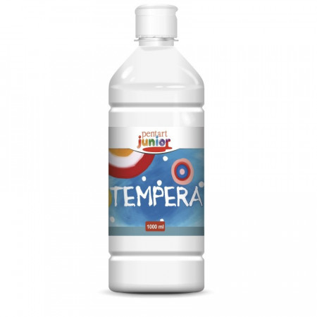 Vopsea Tempera Pentart junior 1000 ml - Alb