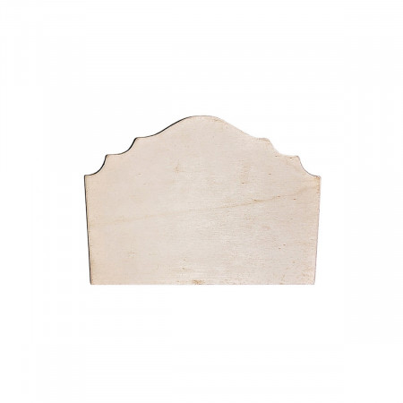 Blank lemn forma panou usa, 29 x 21 cm