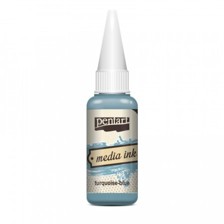 Cerneala Media Ink Pentart 20 ml - Albastru turcoaz