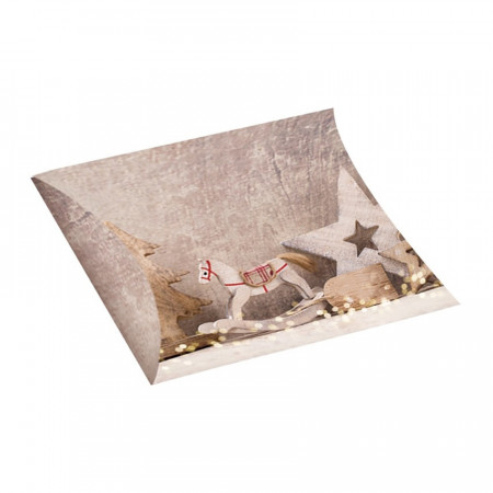 Cutie cadou pliabila, din carton - calut balansoar, 33 x 25 cm