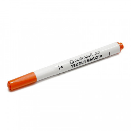 Marker pentru textile Centropen - Portocaliu