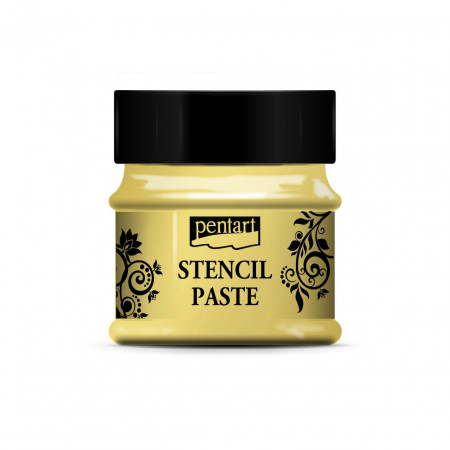 Pasta de sablonare 3D Pentart 50ml - Galben
