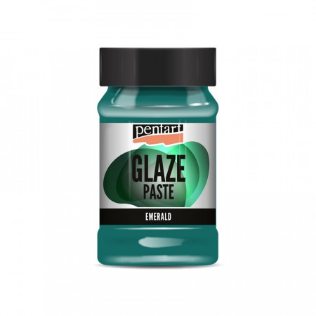 Pasta glazura pe baza de apa Pentart 100 ml - Smarald