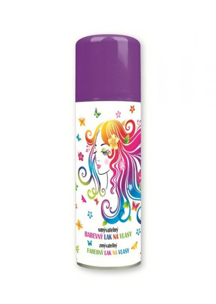 Spray colorant de par pentru petreceri 125ml - Mov
