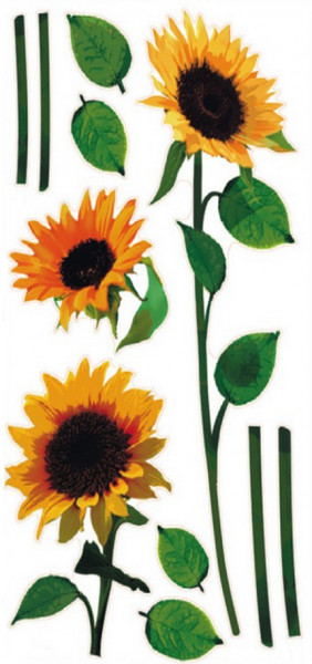 Sticker perete cu scop decorativ- floarea soarelui