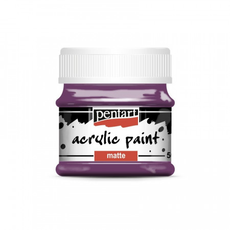 Vopsea acrilica mata Pentart 50 ml - Violet