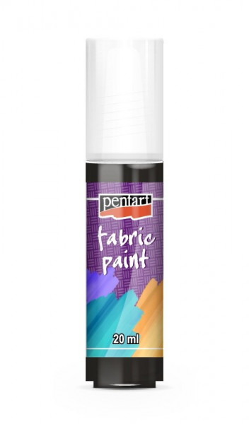 Vopsea pentru textile Pentart 20ml - Negru