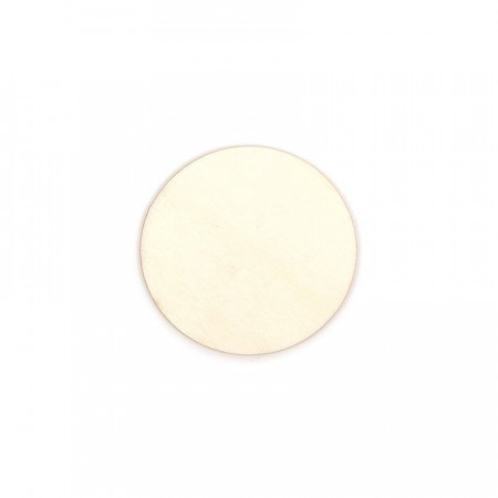 Blank din lemn - cerc, 10 cm