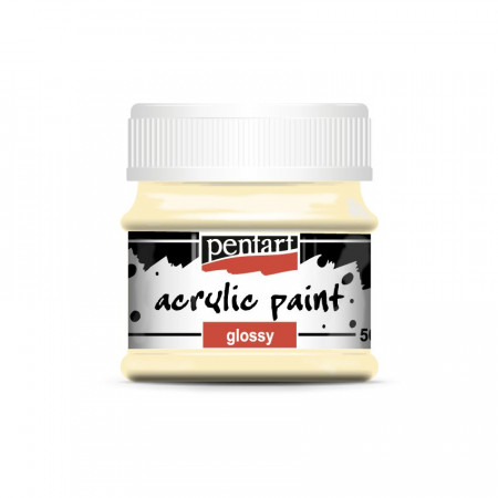 Vopsea acrilica lucioasa Pentart 50 ml - Bej