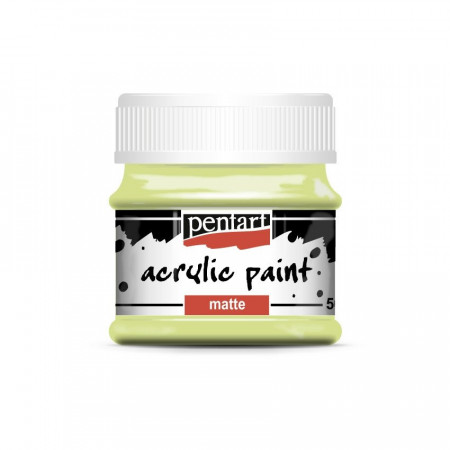 Vopsea acrilica mata Pentart 50 ml - Limetta