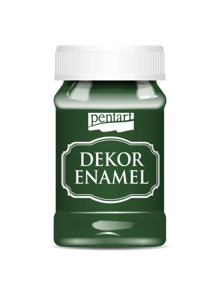 Vopsea decor email Pentart 100ml - Verde