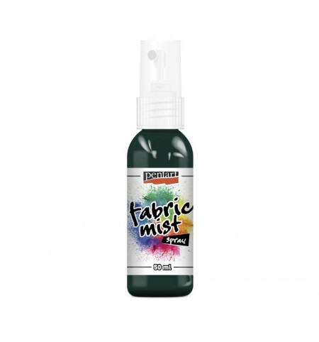 Vopsea spray pentru textile Pentart - 50 ml - Verde brad