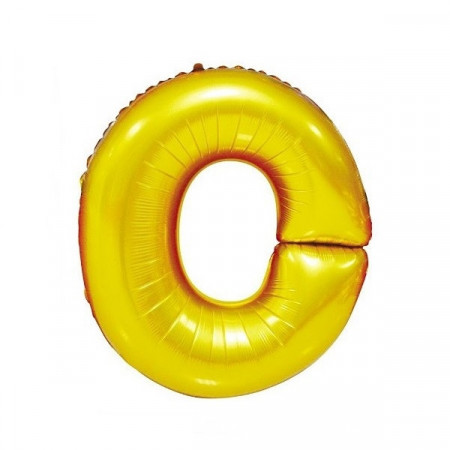 Baloane folie 16" (41cm) auriu litera O