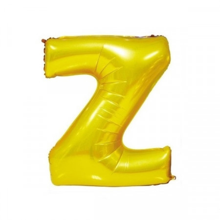Baloane folie 16" (41cm) auriu litera Z