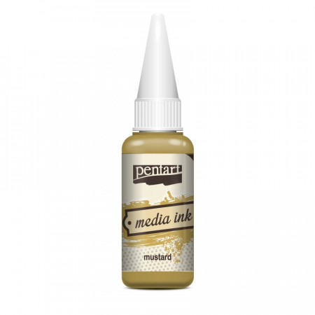 Cerneala Media Ink Pentart 20 ml - Mustar
