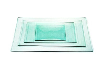 Farfurie de sticla de forma dreptunghiulara - 22x40 cm