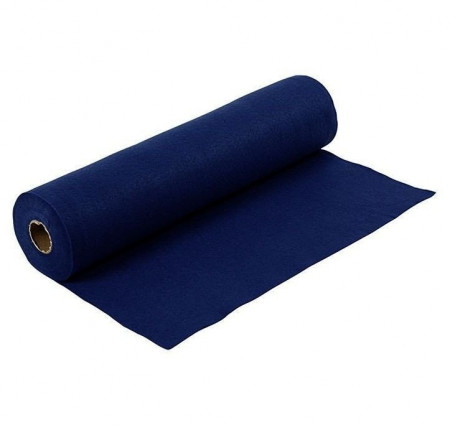 Fetru la metru 1 mm grosime (42 cm latime) - Albastru navy comandati