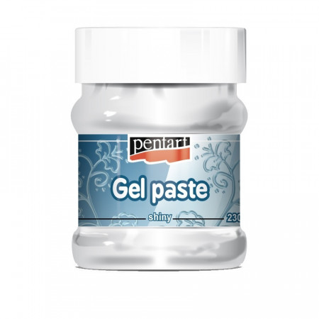 Pasta gel lucios transparent Pentart, 230 ml