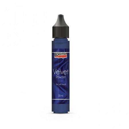 Praf efect catifea Pentart 30ml - albastru royal