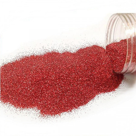 Praf glitter (sclipici) marunt - rosu 500g