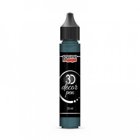 Stilou decor 3D Pentart 30ml - Verde smarald