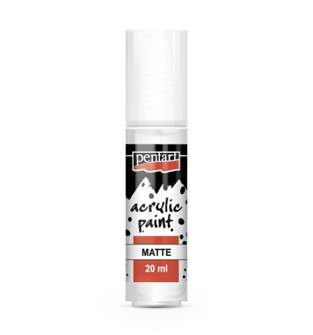 Vopsea acrilica mata Pentart 20 ml - Alb