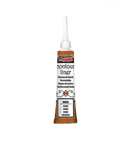 Vopsea contur universal Pentart 20 ml - Bronz