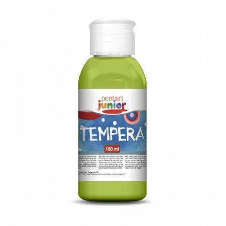 Vopsea Tempera metalizata Pentart junior 100 ml - Verde metalizat