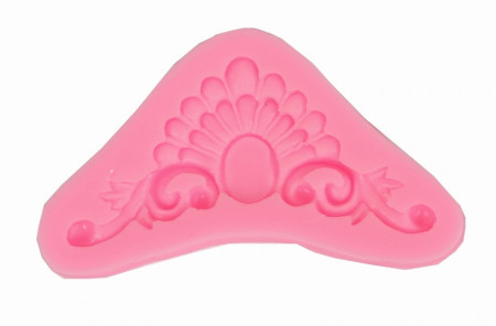 Forma de turnat din silicon DIY - model decorativ colt, 10 x 5.3 x 0.9 cm