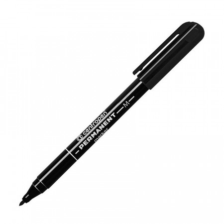 Marker permanent Centropen - negru, varf 1 mm