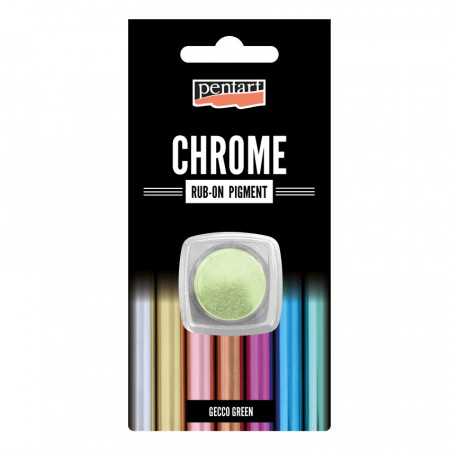 Pigment rub-on Pentart - efect cromat, 0.5 g - Verde