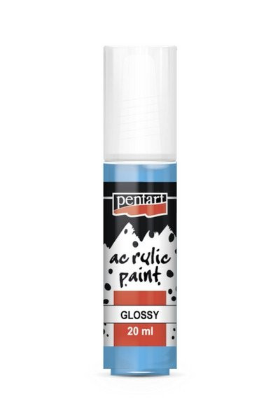 Vopsea acrilica lucioasa Pentart 20 ml - Albastru deschis