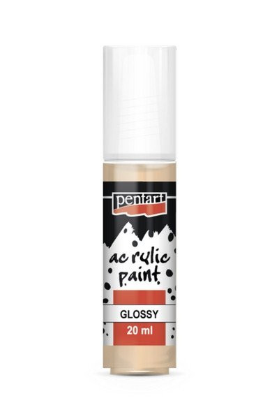 Vopsea acrilica lucioasa Pentart 20 ml - Pudra compacta