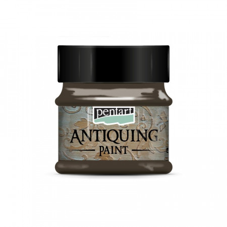 Vopsea de antichizare Pentart 50 ml - Maro inchis
