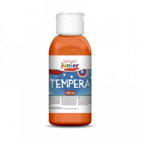 Vopsea Tempera Pentart junior 100 ml - Portocaliu