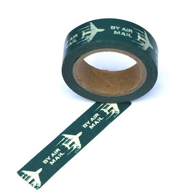 Washi Tape banda decorativa (15mm x 10m) - By Air Mail