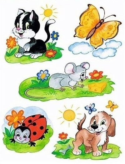 Autocolant pentru geam - animale de casa 2