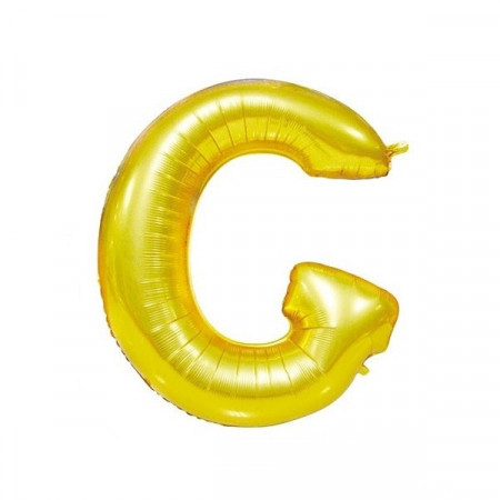 Baloane folie 16" (41cm) auriu litera G