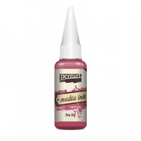 Cerneala Media Ink Pentart 20 ml - Crin de foc