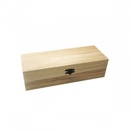 Cutie din lemn placaj cu 4 compartimente, 25 x 9.5 x 6.7 cm
